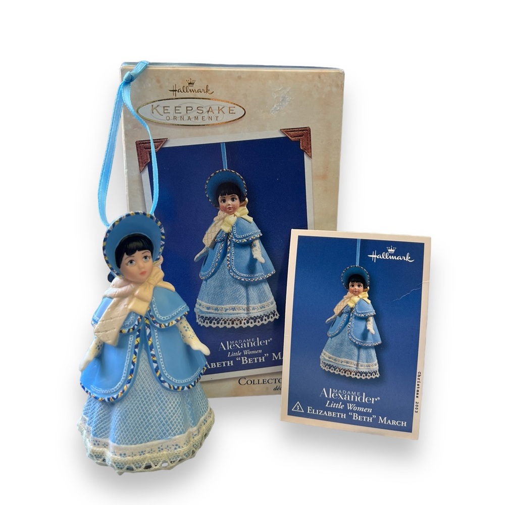 Hallmark Keepsake Ornament Madame Alexander Little Women Elizabeth “Beth” March